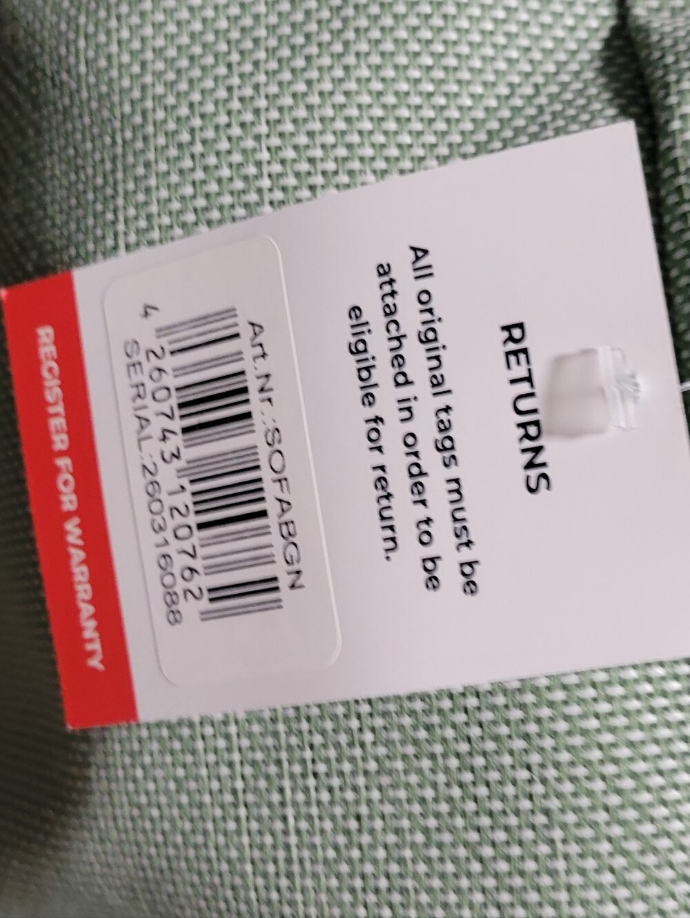 Sage Green Decorative Bath Pillow - Picture 5 of 11
